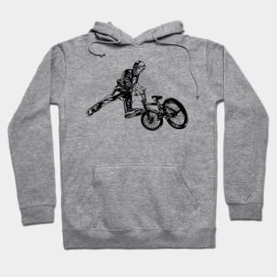 BMX stunt Tailwhip Hoodie